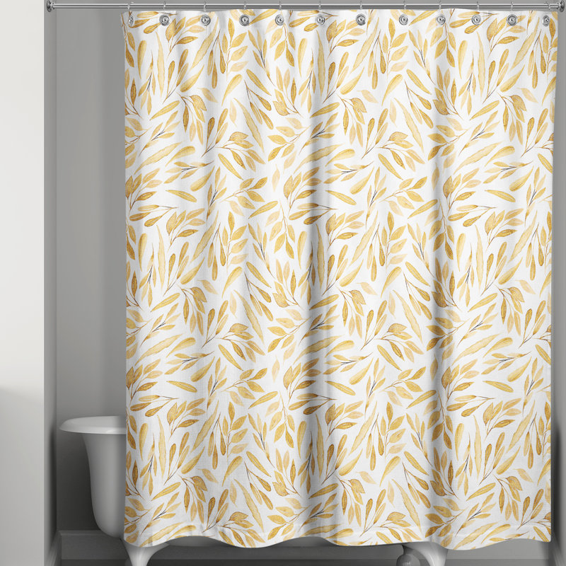 Rideau de douche à motif floral Luce