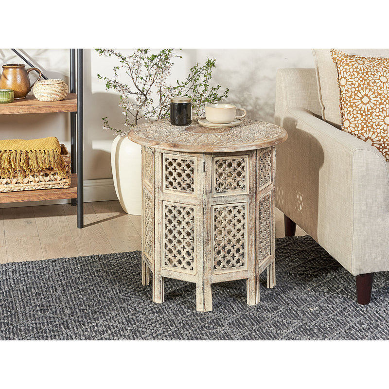 Billa Solid Wood Frame End Table