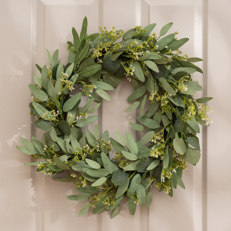 50cm Premium Eucalyptus & Gypsophila Wreath