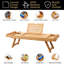 Melvalene Bamboo Bath Caddy