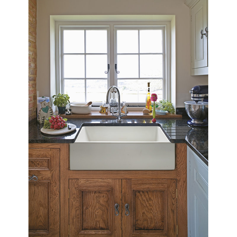 30'' L Single Bowl Fireclay Kitchen Sink