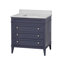 Meuble-lavabo simple 36 po avec comptoir en quartz gris Whitman-521133448-426006130