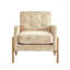 Fauteuil d'appoint capitonné pour les salons confortables - Sable-716349202