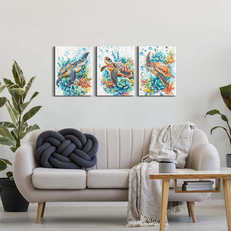 3 Piece Wrapped Canvas Print