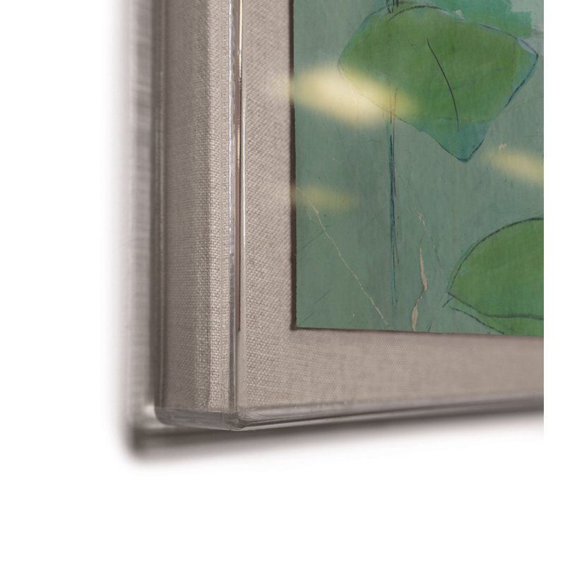 Lilies Print by Paule Marrot, Framed Print, Acrylic Box, 44" H x 56" W