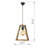 Adjustable Height Hornbeam Single Pendant