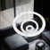 Modern LED pendant light, dimmable LED dining table with remote control