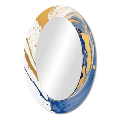 Lunaire - Abstract Metal Mirror