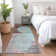 Machine Washable Indoor/Outdoor Cicel ACN1140 Teal Rug