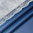 Ombre Blackout Curtains 4 Pcs Set Mix & Matched - 2 Pcs Leaf Sheer Lace & 2 Pcs Ombre Blackout Room Darkening Window Curtains for Bed Room Living Room 84 Inch Long Grommet Thermal Insulated Sunlight Blocking Noise Reducing Navy Blue Color-447374053-447374055