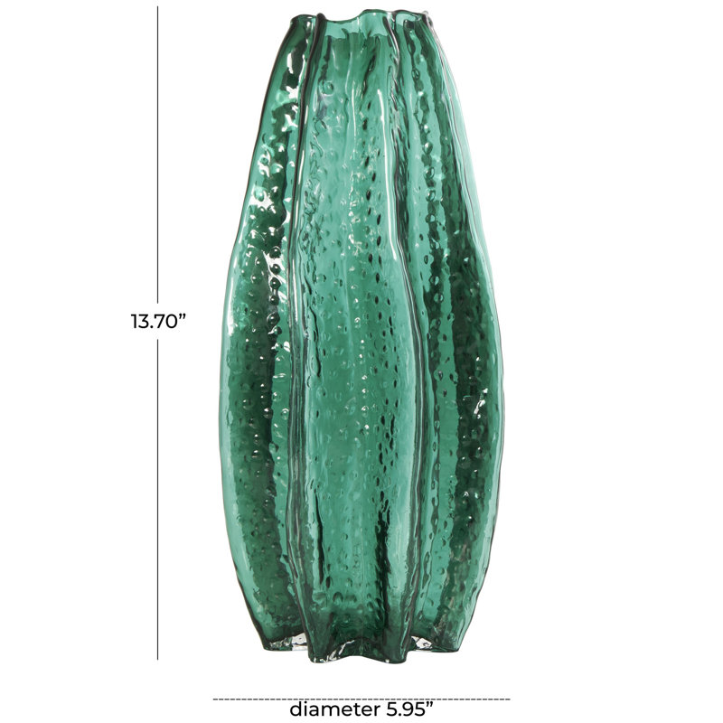 Dwyer glass table vase, Vert, Grand