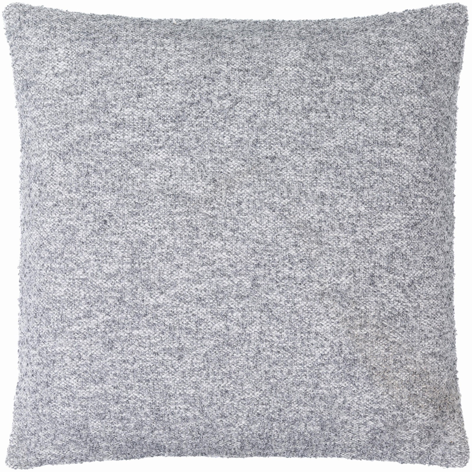 Bobby Pillow Cover, Polyester/Polyfill, 22" x 22", Light Slate