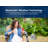 Outdoor Waterproof Solar Charging Rock Party Multicolor LED Bluetooth Speaker for Garden Accent