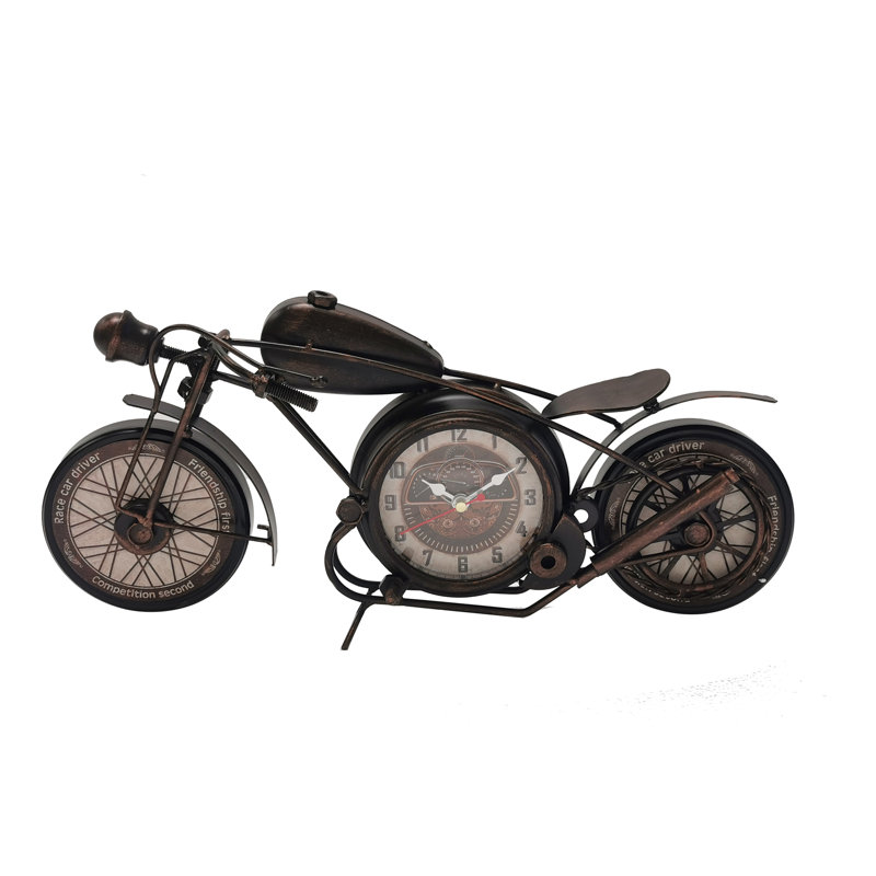 Horloge de table motocyclette