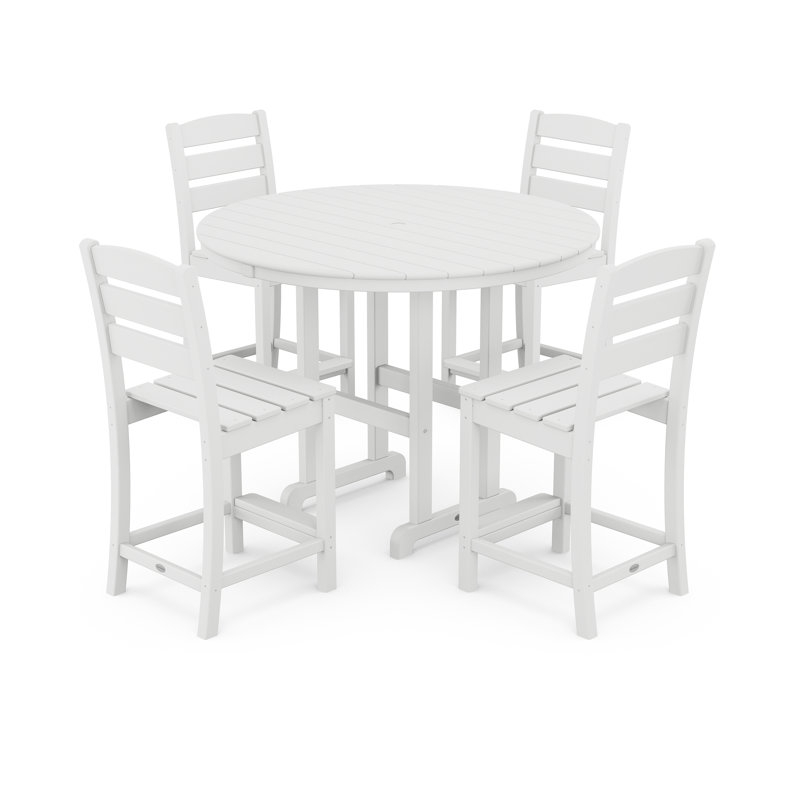 Ensemble de comptoir 5 pièces Lakeside, Blanc