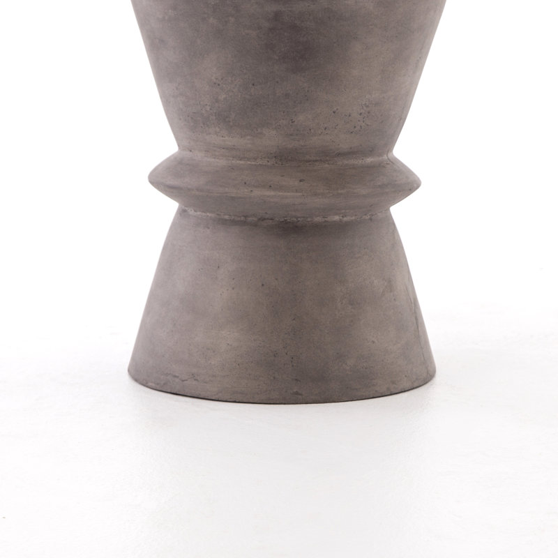 Lina End Table, Dark Gray