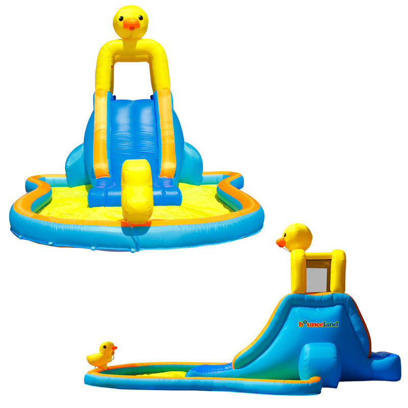 Bounceland Ducky Splash Water Slide With Pool