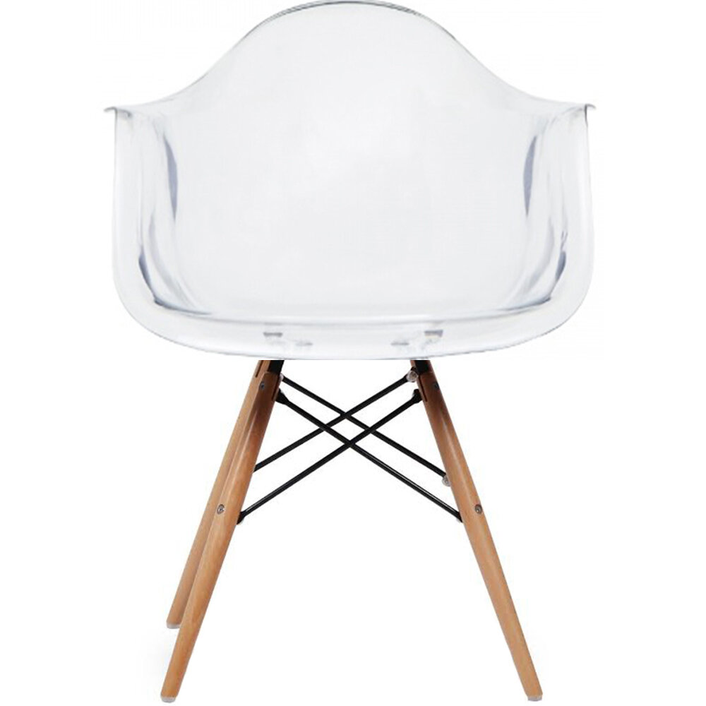 Eiffel chair with online wood legs