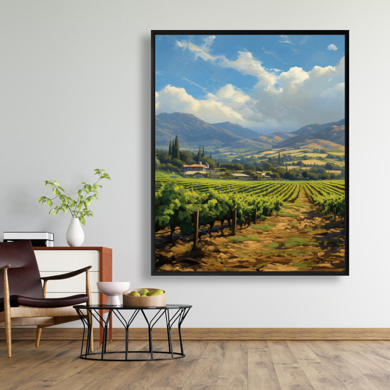 Exotic Farm Print On Canvas
