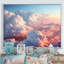 «Sky Clouds», impression sur toile, paysage naturel bleu - nuages, ciel-423677363-423677358