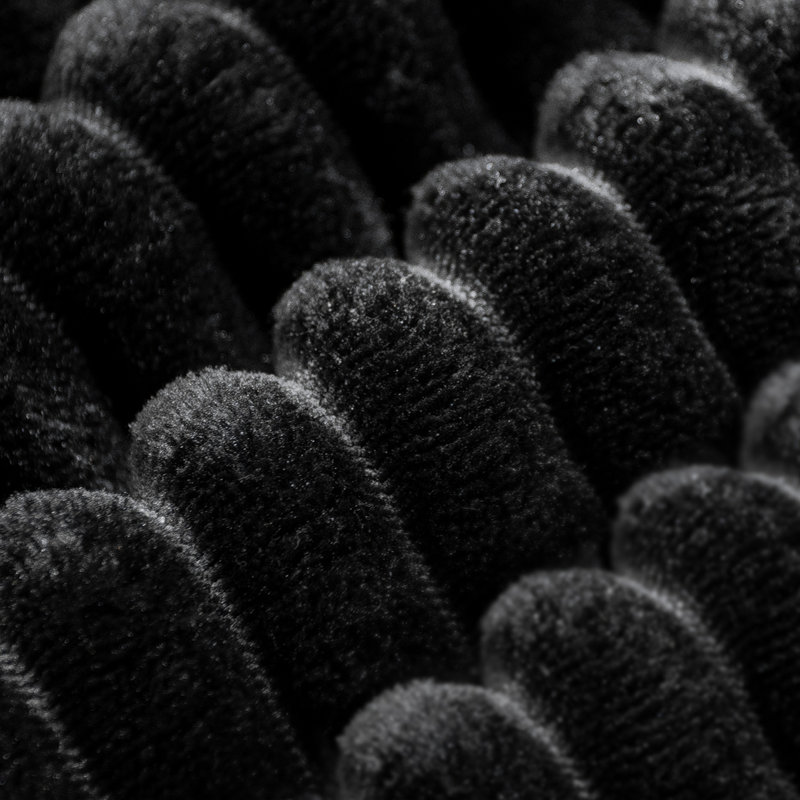 WI-009A-NOIR-2R, Mélange de polyester noir