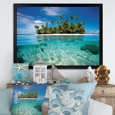 Photo de plage, évasion tropicale V - plage, art mural
