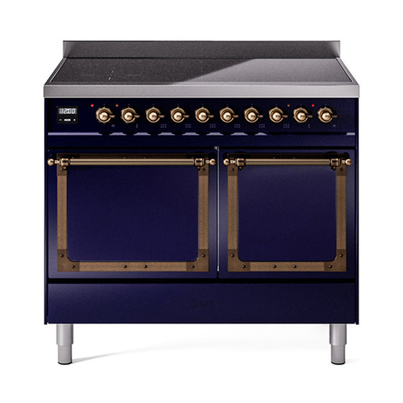 ILVE Nostalgie II Noblesse 40 in Induction Range, Midnight Blue/Burnished