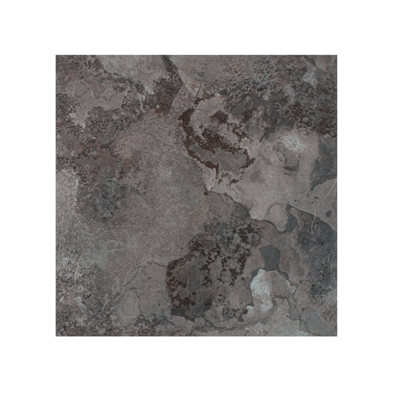 Portfolio 2mm Thick 12'' W x 12'' L Vinyl, Midnight Marble