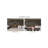 8" x 8" Rigid Black Peel & Stick Graphic Patterned Tile Backsplash
