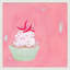 Strawberry Cupcake Painting by Katy Montica-305202882-305202874