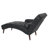 Chaise Lounge Arm Chair Indoor With Pillow And Solid Wood Legs