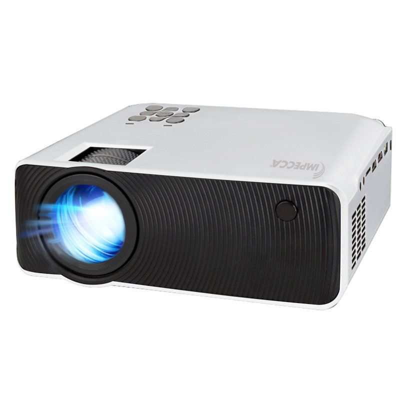 Impecca USA Home Theatre Projector 7000 Lumens Portable Projector with Remote Included