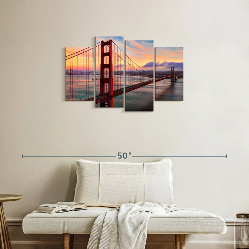 Nicci Golden Gate Bridge Overpass, 22" H x 36" W