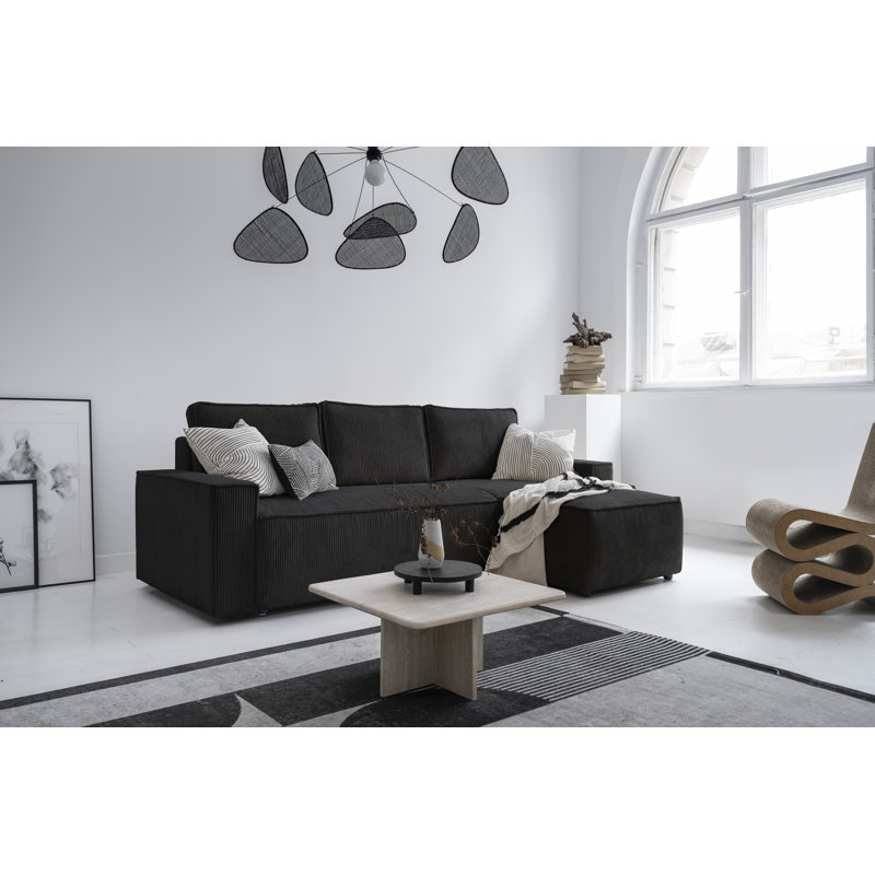 Brave Dave Corner Sofa, Anthracite