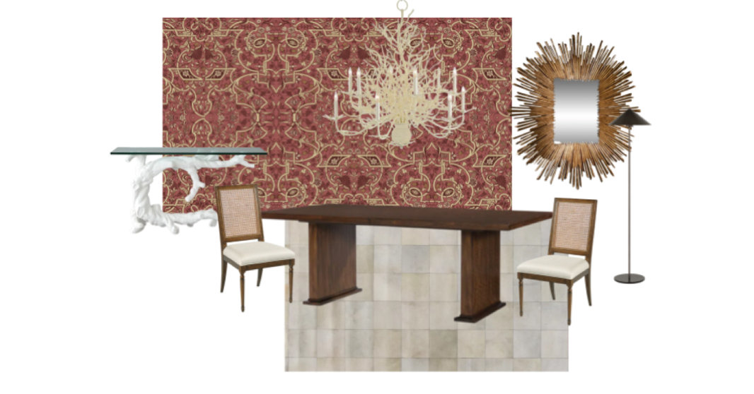 Evan Millard Whimsical Dining Room 