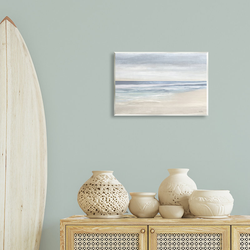  Art mural subtil sur une plage subtile par Amber Sterling, H 13 po x l 19 po