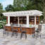Tabouret de bar rembourré 29,9 po Alyne