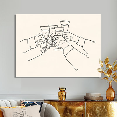 Geernium - Décoration murale champagne