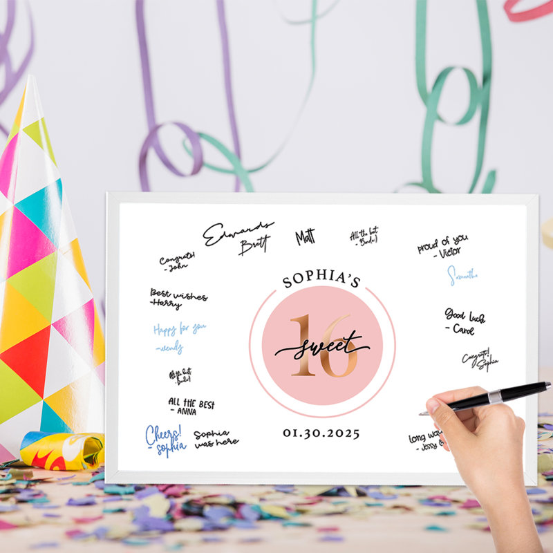 Paper Birthday Sign