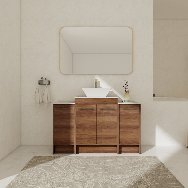 Meuble-lavabo sur pied simple 47,23 po Milojka