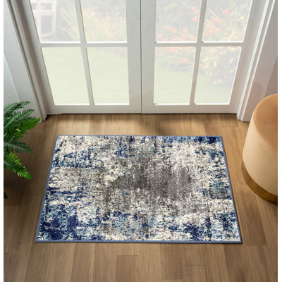 Tapis bleu Dodsworth