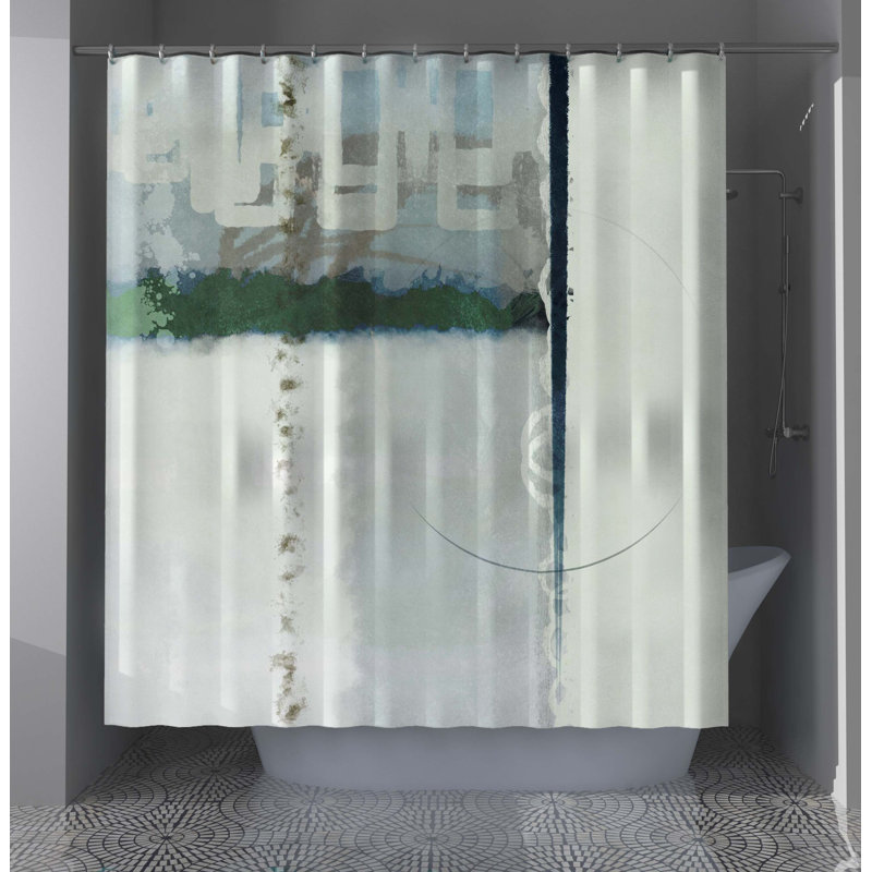 Abstract Shower Curtain