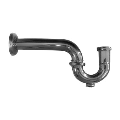 Heavy P Trap Brass Cleanout OD Inlet/Outlet