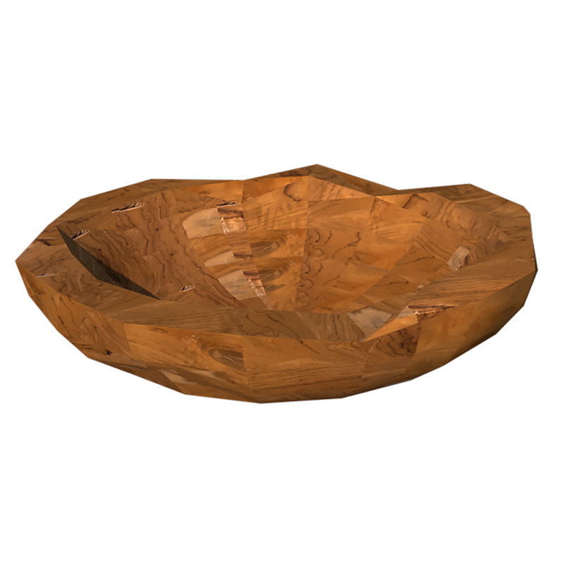 Teak Root Decorative Bowl in Natural