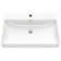 Cantrio SolidTech Matte White Acyrlic Composite Single Sink with 25" x 16.5" Dimensions