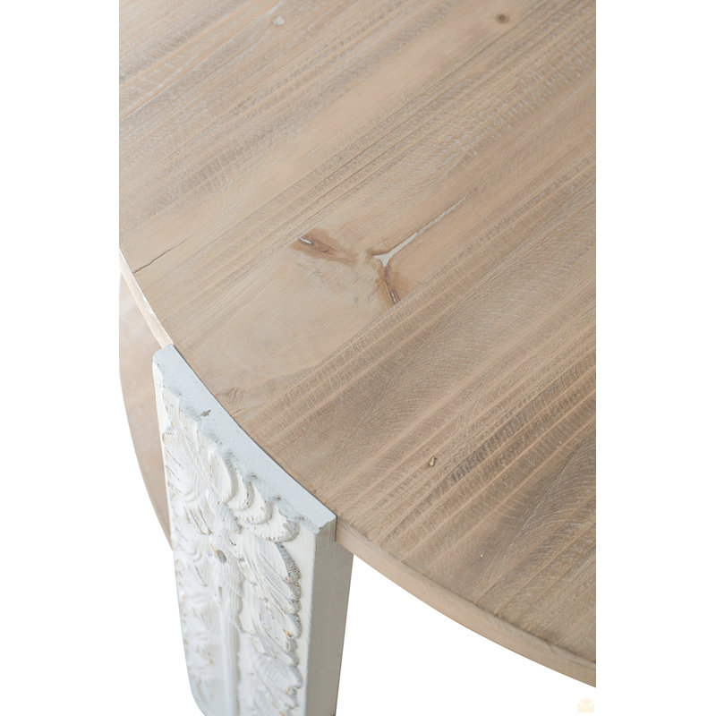 Table basse ronde en bois