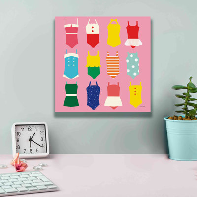 «Bathing Suits Galore» par Ann Kelle Designs, art mural sur toile