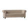 Canapé Chesterfield à accoudoirs roulés