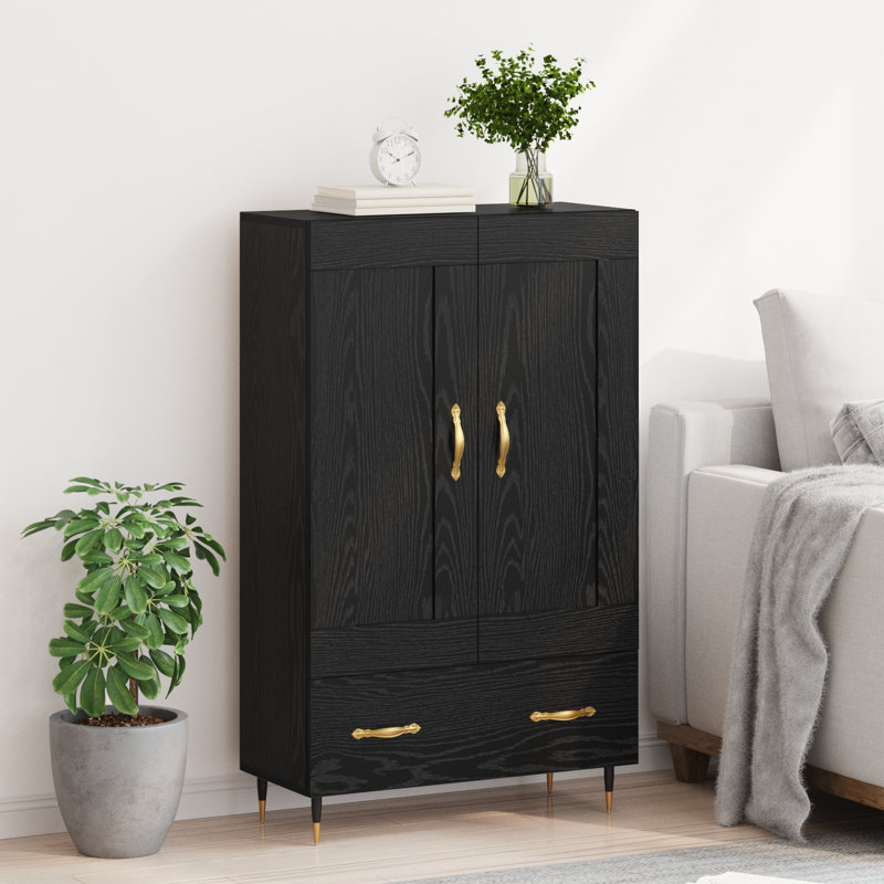 69.5cm Sideboard, Black Oak