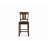 Aero Brown Cherry Faux Leather Mission Back Counter Height Chair Set Of 2